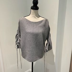 Minnie Rose Heather Grey  Cashmere Sweater